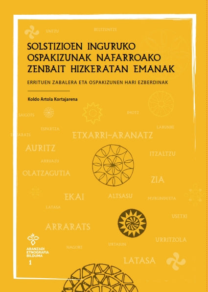 Solstizioen inguruko ospakizunak Nafarroako zenbait hizkeratan emanak